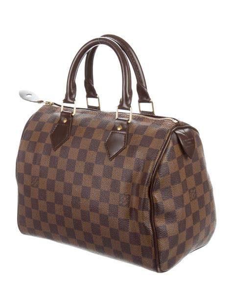 louis vuitton speedy 25 damier ebene|louis vuitton damier ebene wristlet.